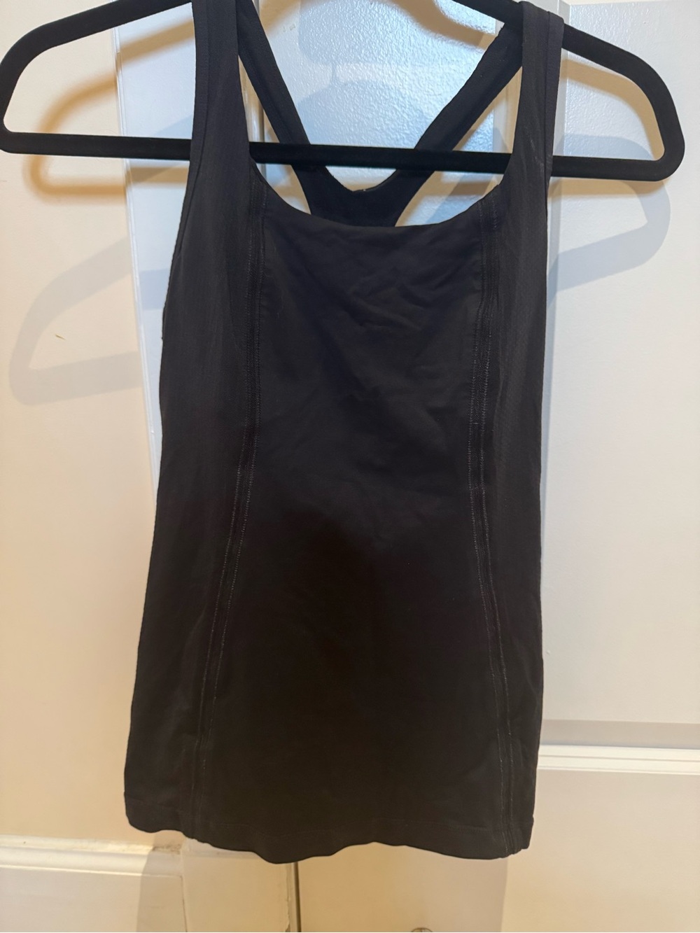lululemon athletica Black Racerback Tank Top size 6